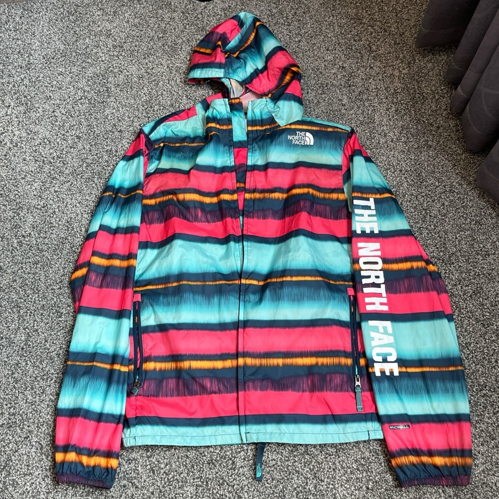 The North Face Vibrant Striped Hooded Jacket
